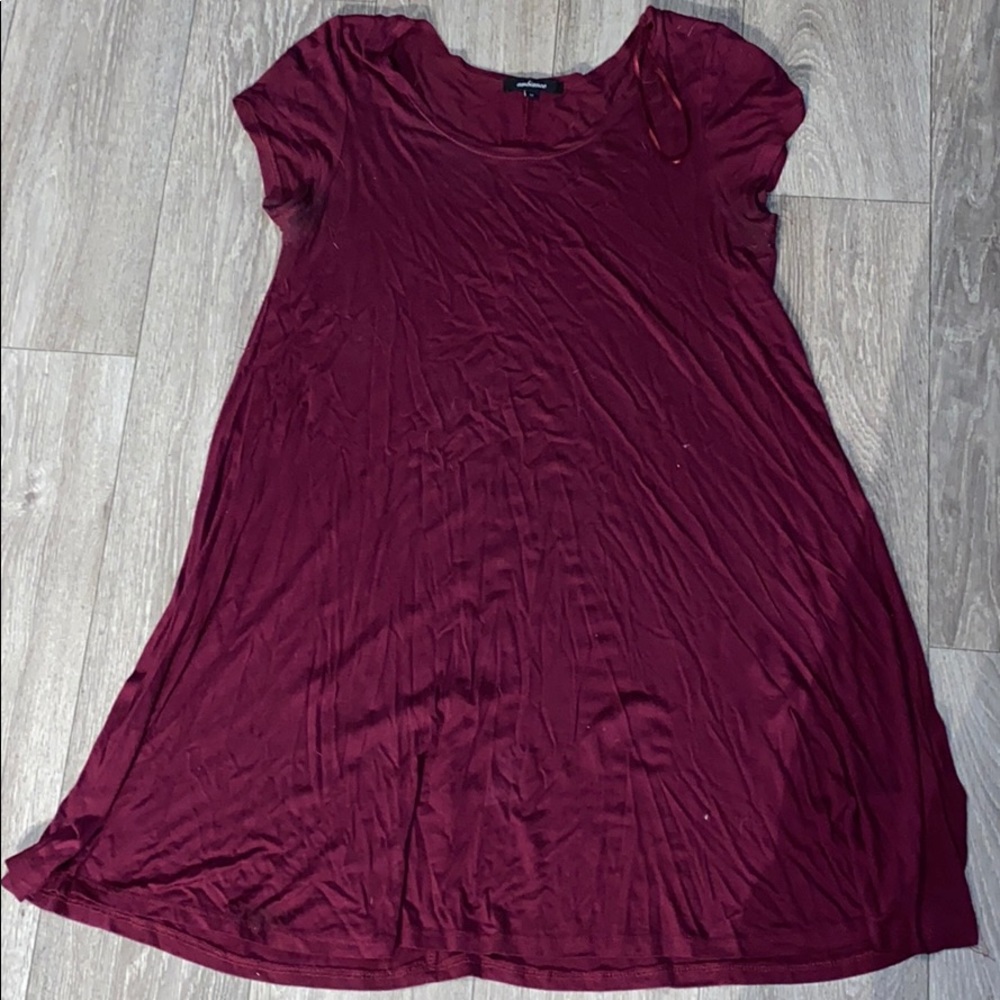 Maroon Dress